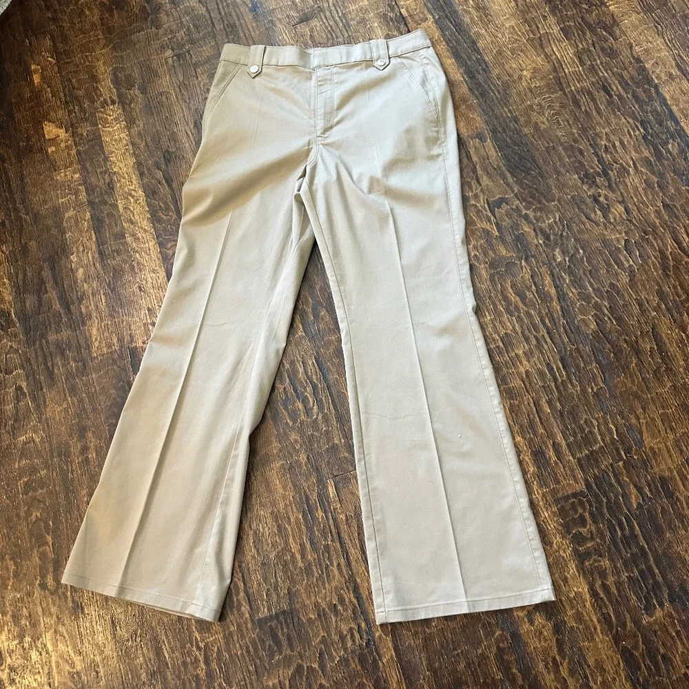 NWT-WHBM Extra High Rise Trouser-Tan Size 14‎